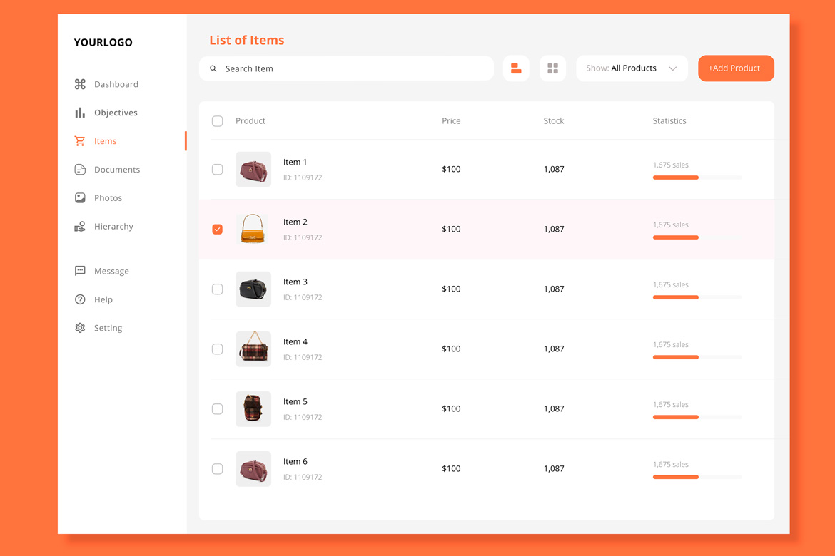 E-commerce Dashboard, Sales Admin & Orders CMS UI