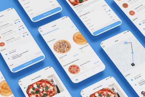 Food Delivery & Pizza Restaurant Mobile App Ui Kit