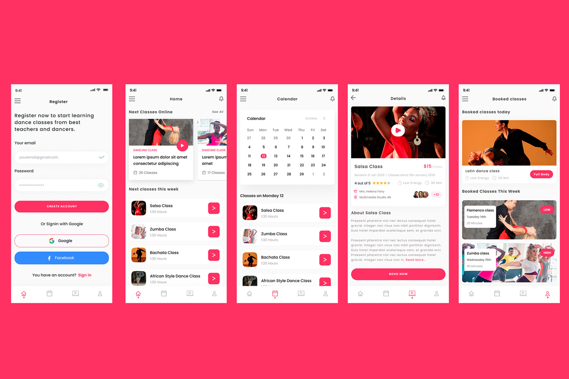 Dancing Classes, Zumba & Latin Dance Academy App