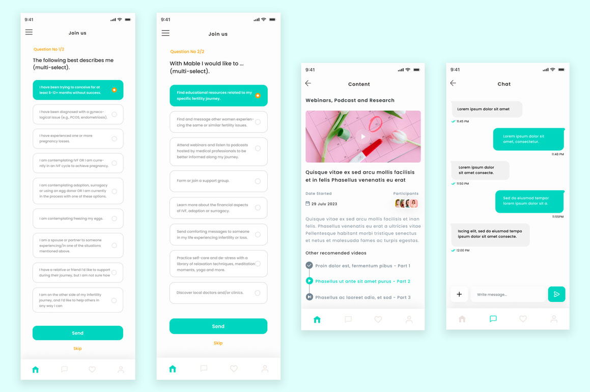 Fertility Support Infertility Care & Pregnancy App