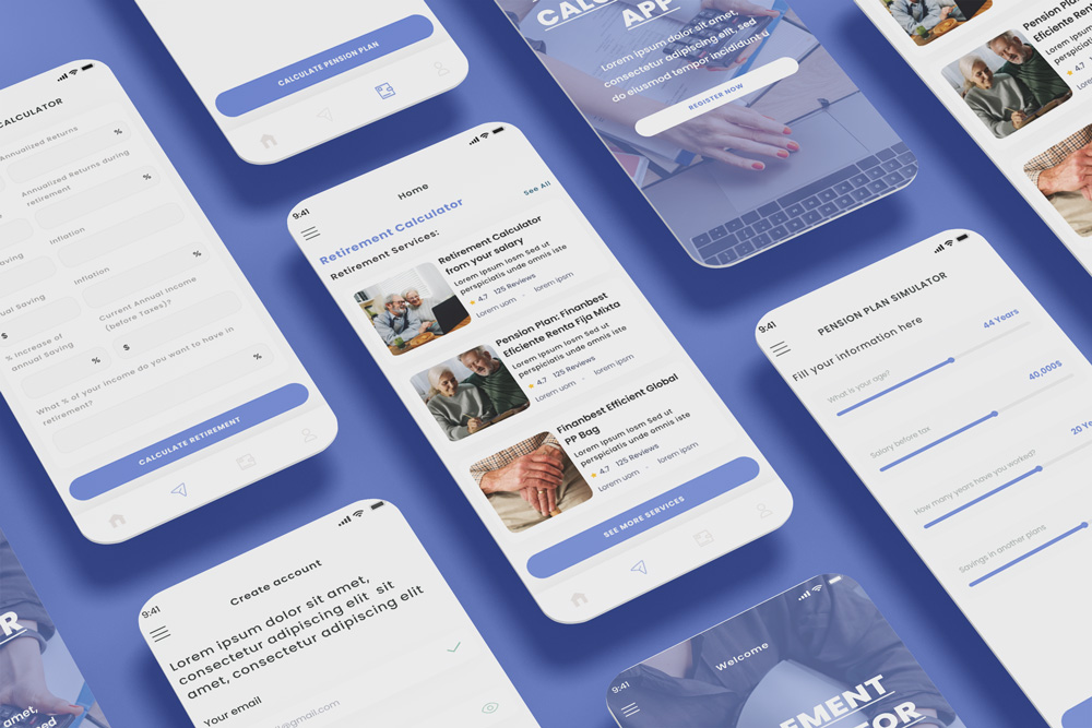 Retirement Calculator & Pension Plan Simulator App