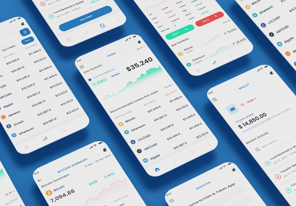 Coin Trade & Forex Token Wallet Crypto Trading App