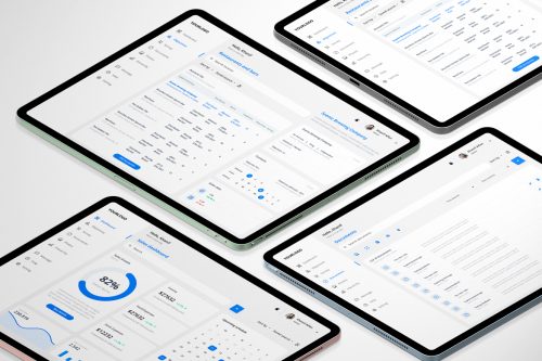 Hospitality, Restaurant, Bar & Food Sales Admin Dashboard CMS UI Kit for Desktop, Tablet & Ipad